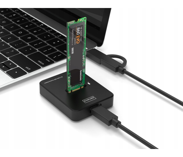Zenwire Adapter M2 NVME PCie/SATA USB-C 10 GB/s - 1604624 - zdjęcie 3